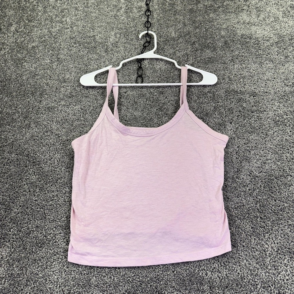 Wild Fable Tank Top Juniors L Pink Basic Scoop Neck Jersey Cami Summer Casual